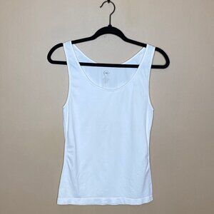 Simple Classic White Stretch Tank Top